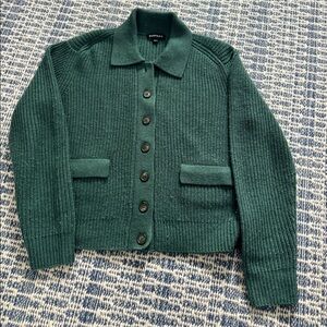 Repeat cashmere wool cardigan sweater Sz S